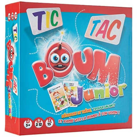 Tic Tac Boum : Junior - À partir de 5 ans - 2 à 12 joueurs - 15 minutes