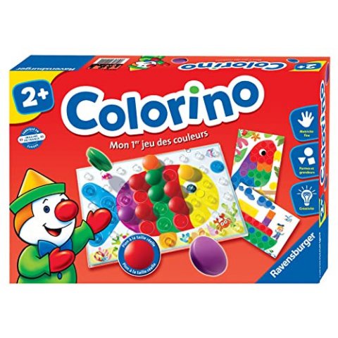 Colorino - Jeu d'apprentissage des couleurs et manipulation - Motricité et créativité