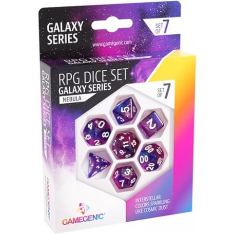 Set de 7 Dés Jdr - Galaxy Series : Nebula