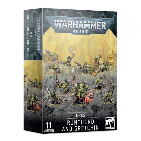 Warhammer 40k - Fouettard et Gretchins / Runthred and Gretchin - 11 figurines