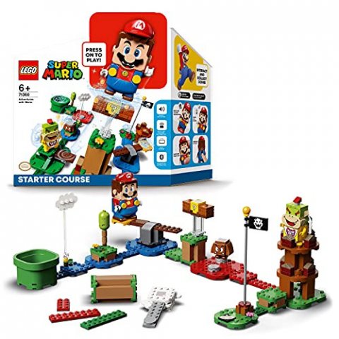 LEGO 71360 - Super Mario pack de démarrage les aventures de Mario - Jouet interactif - Jeu de Construction incluant la Figurine