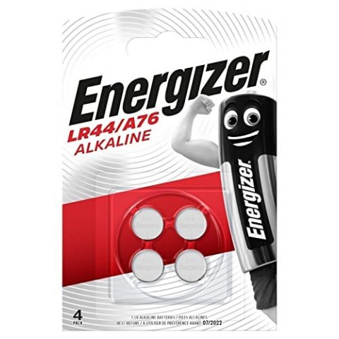 Energizer - LR44/A76 Piles Alcalines - 1.5V - Lot de 4