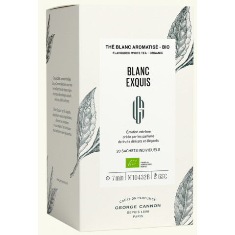 Thé Blanc aromatisé Exquis - 20 Sachets 