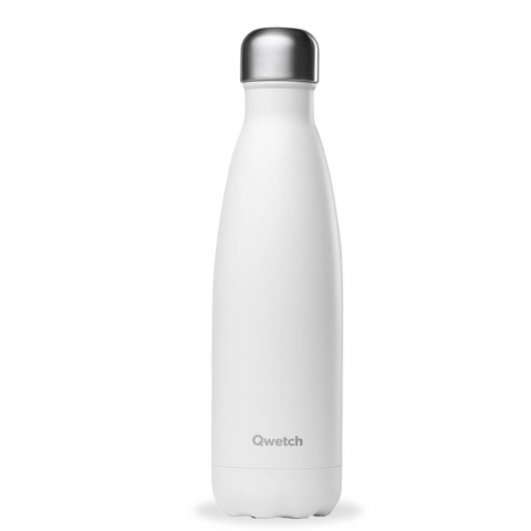 Bouteille isotherme blanc mat 500 ml QWETCH