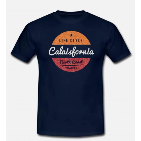 T-shirt CALAISFORNIA Navy