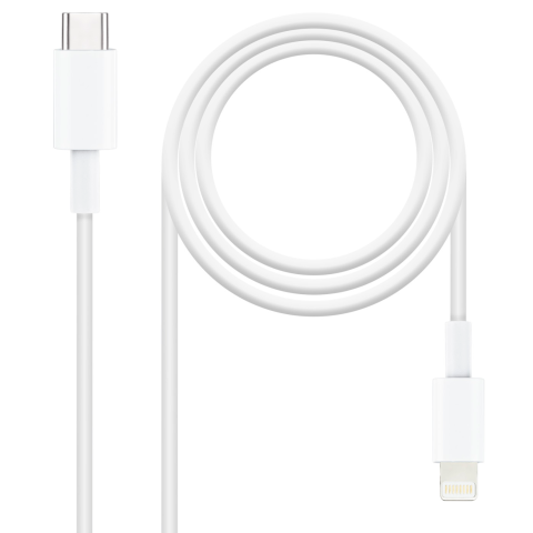 Câble USB-C - Lightning NANOCABLE - 1 mètre - 10.10.0601