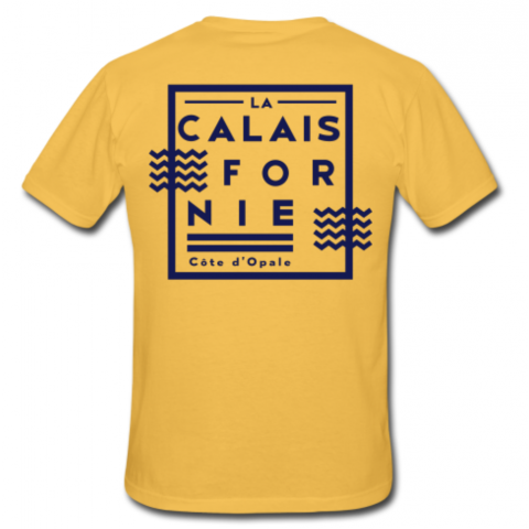 T-shirt La Calaisfornie Jaune 