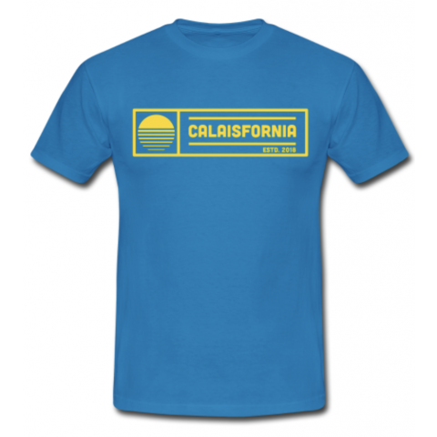 T-shirt Calaisfornia Sunset Bleu roi 