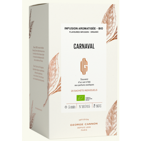 Infusion aromatisée Carnaval - 20 Sachets 