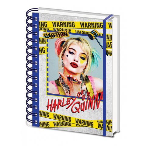 Carnet Bloc Notes A5 Harley Quinn Warning