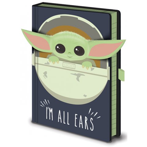 Carnet Bloc Notes Baby Yoda Star Wars Mandalorian