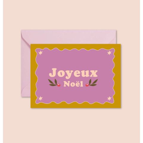 Carte postale Joyeux Noël - Ma Petite Vie