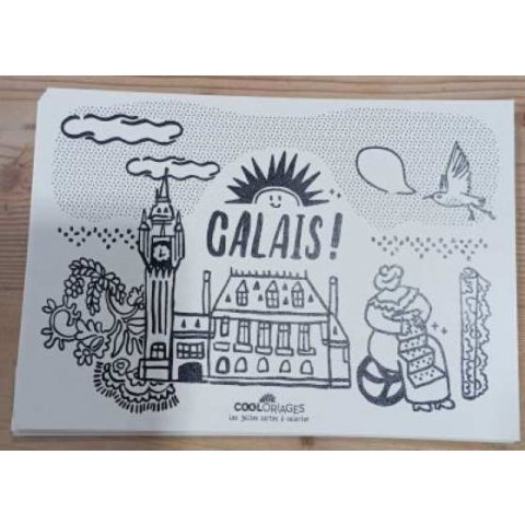 Carte postale Calais - 5 modèles au choix