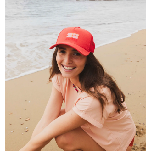 Casquette adulte Sunshine Rouge 23 DEGRES