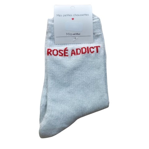 Chaussettes à paillettes ROSE ADDICT