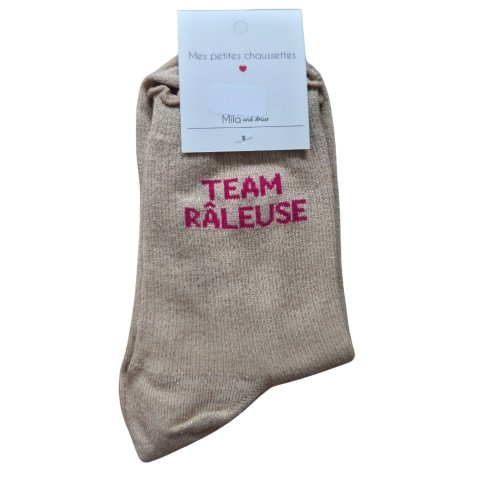 Chaussettes à paillettes TEAM RALEUSE