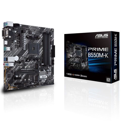 ASUS PRIME B550M-K ARGB, mATX, 4x DDR4, AM4 - 90MB14V0-M0EAY0