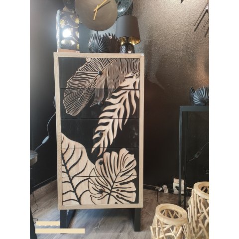 Commode Design 5 Tiroirs