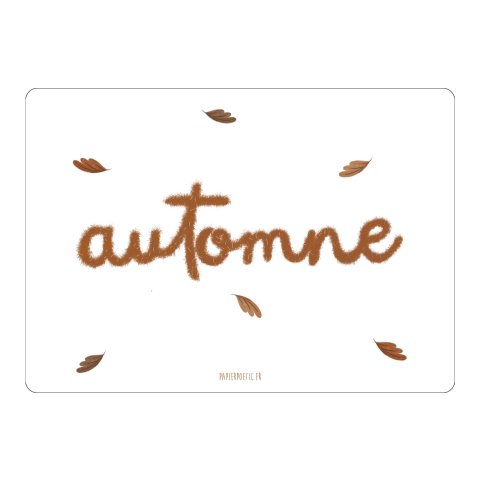 Carte - Automne