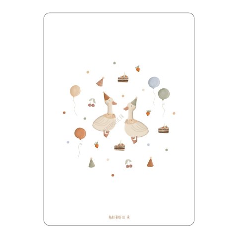 Carte - Canards anniversaire