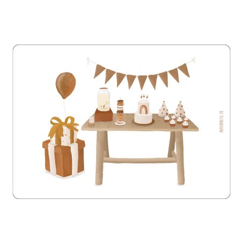 Carte - Table de fête