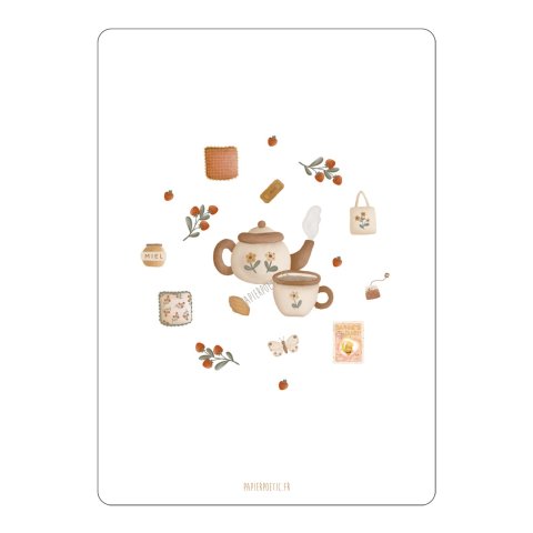 Carte - Mignonneries thé
