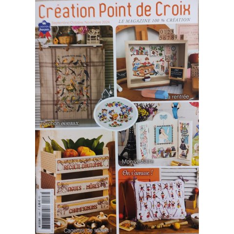 Création point de croix - Exemplaire de la période en cours.