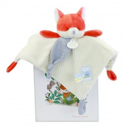 DOUDOU plat Renard Romarin 