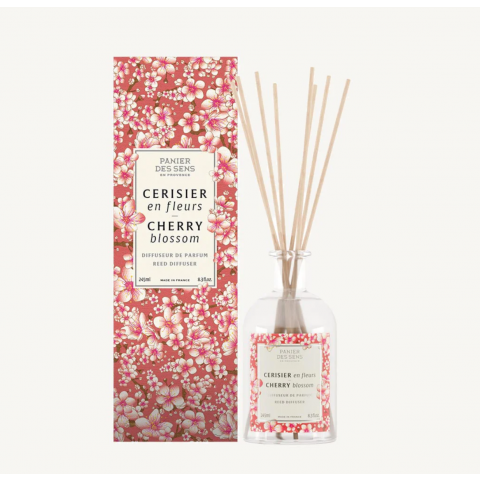 Diffuseur de parfum Cerisier en fleurs 245 ml Panier des sens