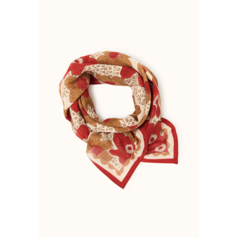 Big foulard Dupatta Zinnia Fiesta APACHES