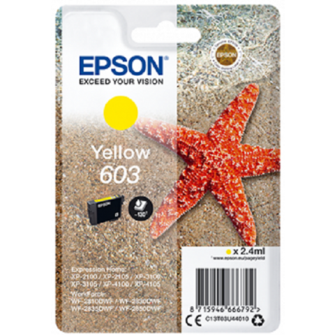 Cartouche EPSON 603 Yellow