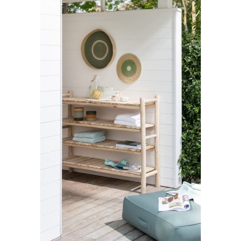 ÉTAGÈRE EN BOIS DE TECK NATUREL