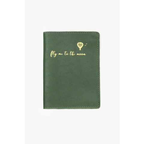 Etui passeport en cuir Agave BARNABE AIME LE CAFE