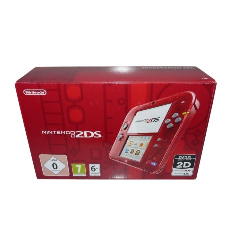 Console Nintendo 2DS Rouge Transparent