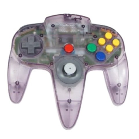 Manette Officielle Nintendo 64 Clear Purple