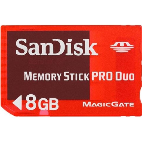 SanDisk - Carte mémoire flash Rouge - 8 Go - MS PRO DUO