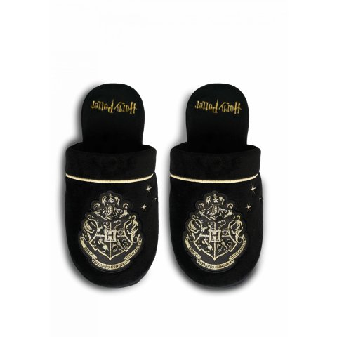 Chaussons Harry Potter Poudlard blason doré