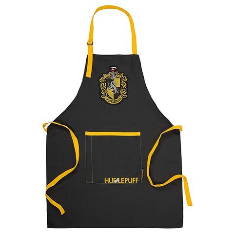 Tablier Poufsouffle Harry Potter noir et jaune