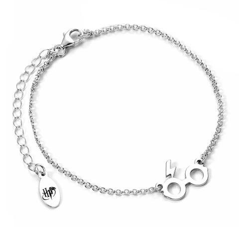 Bracelet Harry Potter Lunettes éclair Argent 925