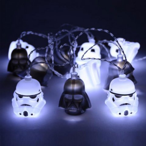 Guirlande lumineuse Star Wars Trooper et Dark Vador 3D