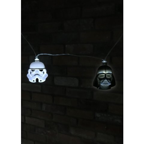 Guirlande lumineuse Star Wars Trooper et Dark Vador 3D
