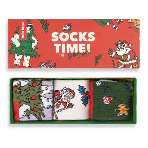 Pack de 3 paires de chaussettes Christmas