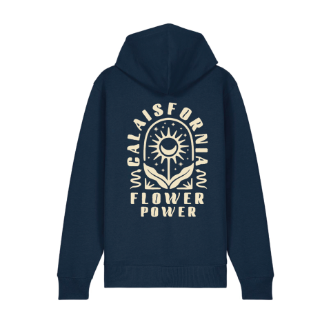 HOODIE ZIP FLOWER POWER