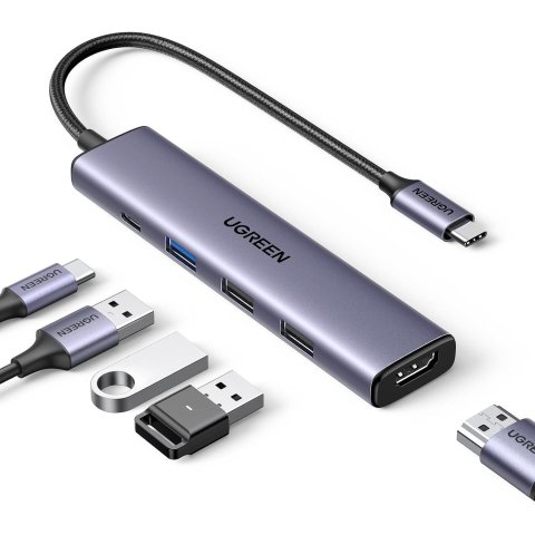 Hub USB-X 5 en 1, UGREEN, avec HDMI - CM478