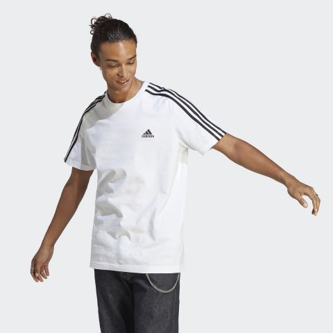 T-shirt homme Adidas à 3 bandes en jersey Essentials - 294480