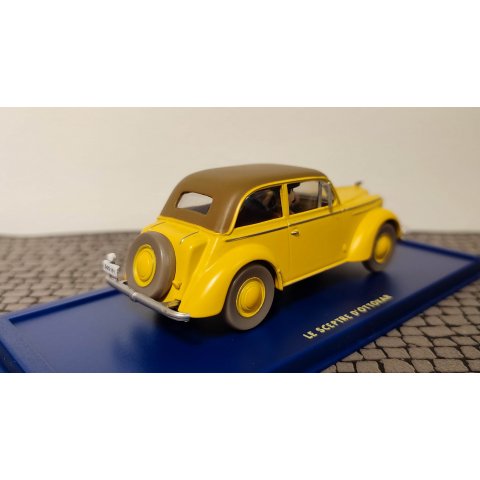 En voiture Tintin "Opel Olympia cabriolet"