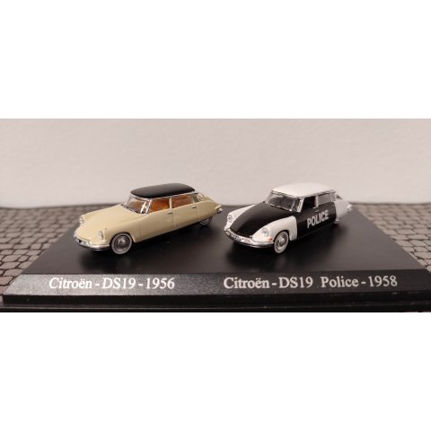 Citroën DS19 - DS19 Police - 1/87 édition presse 