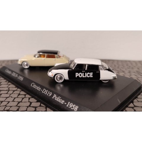 Citroën DS19 - DS19 Police - 1/87 édition presse 
