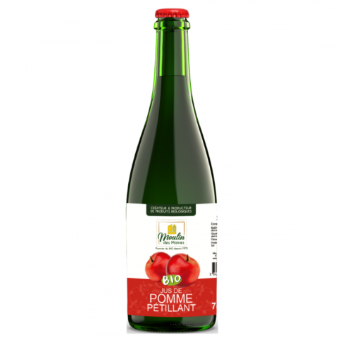 Jus de pomme pétillant Bio