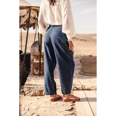 Jeans évasé taille haute Femme, Kalya Manzana dark FreemanT.Porter
